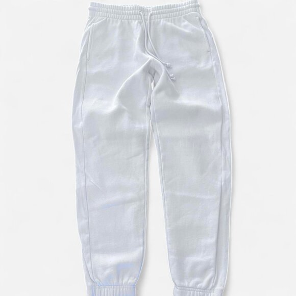 TNA White Fleece Joggers - Picture 2 of 4